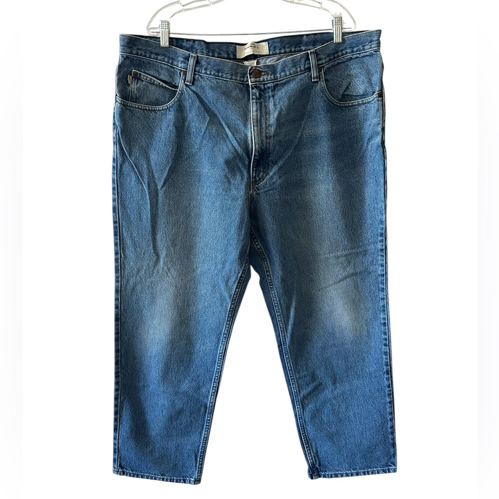 LL Bean Double L Classic Fit Jeans Mens 44x29 Blue Denim Straight Leg